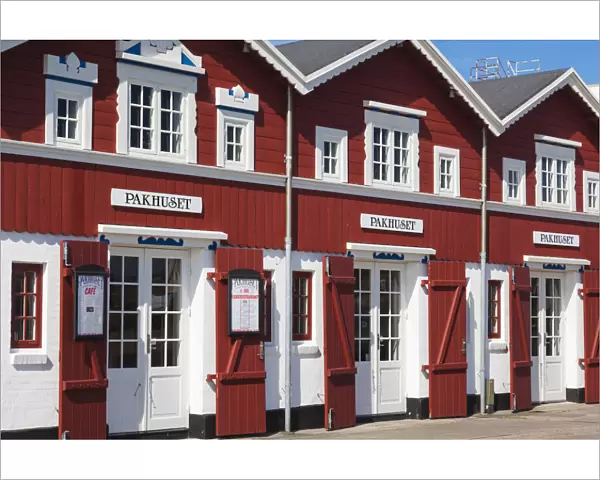 Denmark, Jutland, Skagen, port buildings