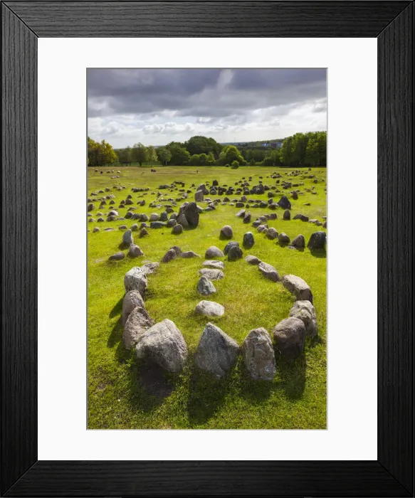 Framed Print : Denmark, Jutland, Aalborg-Lindholm, Lindholm Hoje, Viking Burial Ground Framed Print : Denmark, Jutland, Aalborg-Lindholm, Lindholm Hoje, Viking Burial Ground