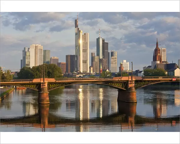 City Skyline, Frankfurt Am Main, Hessen, Germany