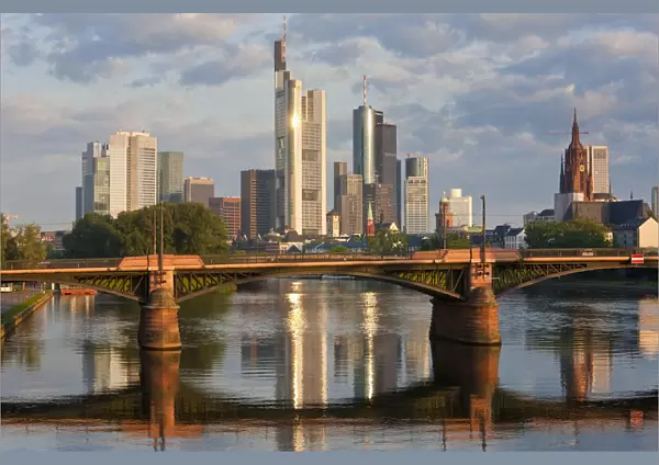 City Skyline, Frankfurt Am Main, Hessen, Germany