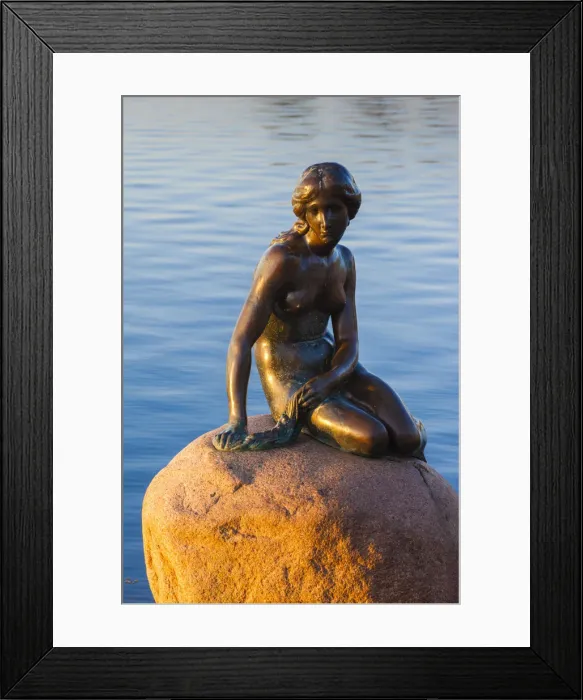 Framed Print : Denmark, Zealand, Copenhagen, The Little Mermaid statue, sunrise Framed Print : Denmark, Zealand, Copenhagen, The Little Mermaid statue, sunrise