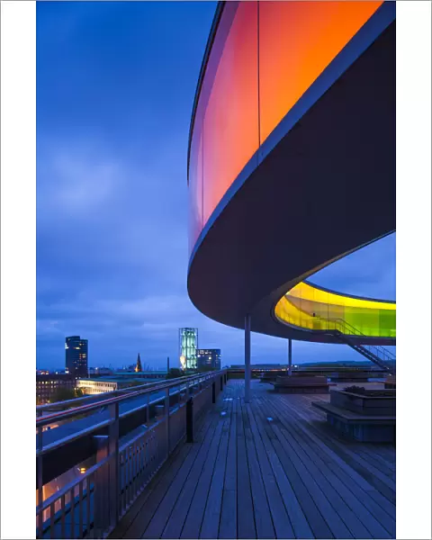 Denmark, Jutland, Aarhus, ARoS Aarhus Kunstmuseum, art museum, Your Rainbow Panorama