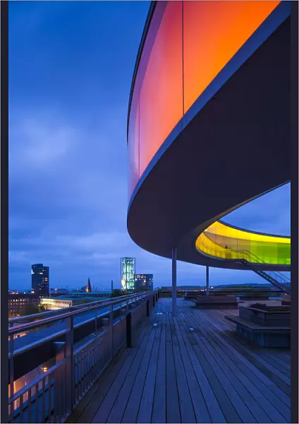 Denmark, Jutland, Aarhus, ARoS Aarhus Kunstmuseum, art museum, Your Rainbow Panorama
