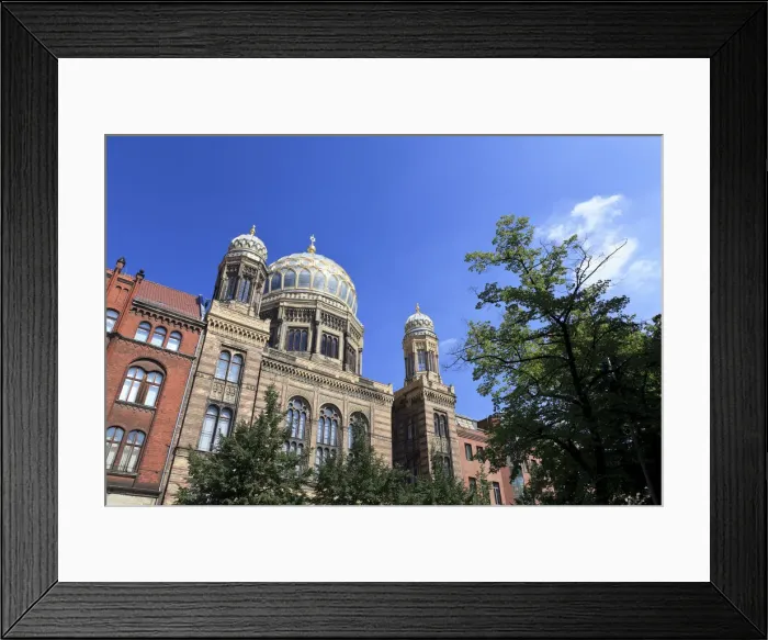 Framed Print : Germany, Berlin, Oranienburger Str. Neue Synagogue