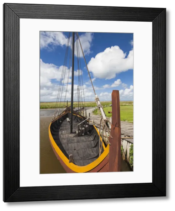 Framed Print : Denmark, Jutland, Hemmet, Bork Vikingehavn, recreated Viking village, Viking ships Framed Print : Denmark, Jutland, Hemmet, Bork Vikingehavn, recreated Viking village, Viking ships