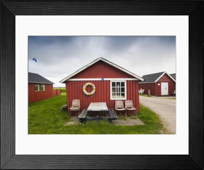Framed Print : Denmark, Jutland, Ringkobing, old harbor, sheds Framed Print : Denmark, Jutland, Ringkobing, old harbor, sheds