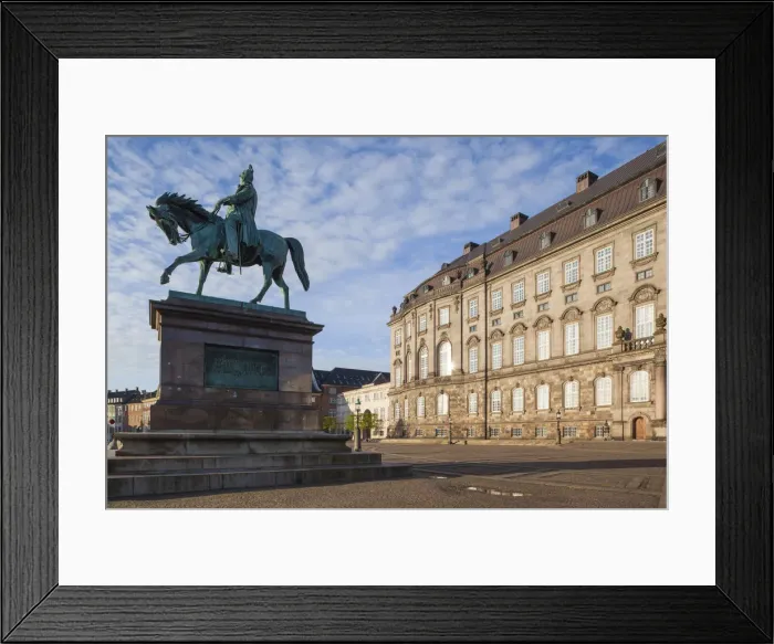 Framed Print : Denmark, Zealand, Copenhagen, Christianborg Palace, exterior, morning Framed Print : Denmark, Zealand, Copenhagen, Christianborg Palace, exterior, morning