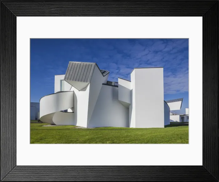Framed Print : Germany, Baden-Wurttemburg, Weil am Rhein, Vitra Architectural Design Campus, Vitra