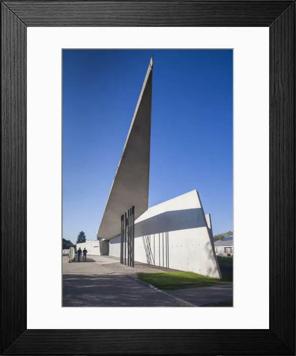 Framed Print : Germany, Baden-Wurttemburg, Weil am Rhein, Vitra Architectural Design Campus, Fire Framed Print : Germany, Baden-Wurttemburg, Weil am Rhein, Vitra Architectural Design Campus, Fire