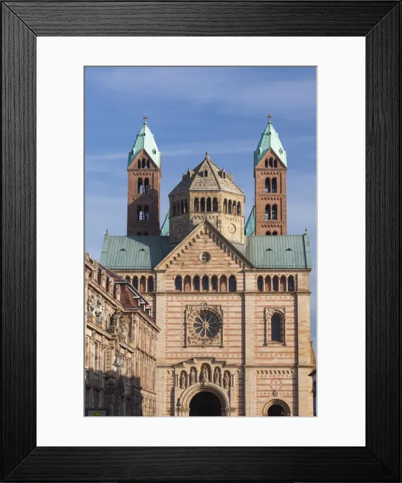 Framed Print : Germany, Rheinland-Pfalz, Speyer, Dom cathedral, exterior Framed Print : Germany, Rheinland-Pfalz, Speyer, Dom cathedral, exterior