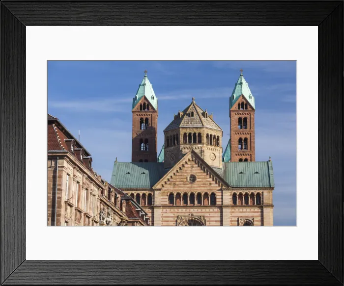 Framed Print : Germany, Rheinland-Pfalz, Speyer, Dom cathedral, exterior Framed Print : Germany, Rheinland-Pfalz, Speyer, Dom cathedral, exterior