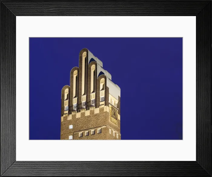 Framed Print : Germany, Hesse, Darmstadt, Mathildenhohe Kunstlerkolonie Park, Wedding Tower, Art
