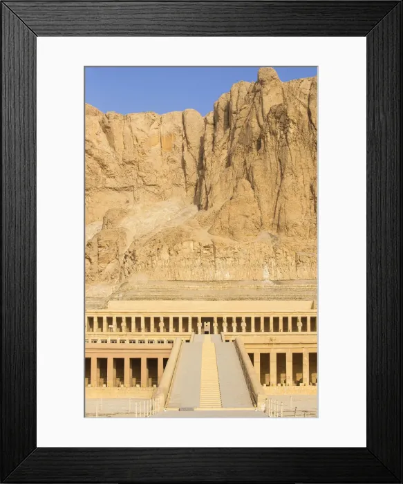Framed Print : Egypt, Luxor, West Bank, Deir Al Bahri, Temple of Hatshepsut also known as Djeser-Djeseru Framed Print : Egypt, Luxor, West Bank, Deir Al Bahri, Temple of Hatshepsut also known as Djeser-Djeseru