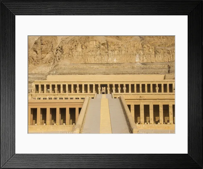 Framed Print : Egypt, Luxor, West Bank, Deir Al Bahri, Temple of Hatshepsut also known as Djeser-Djeseru Framed Print : Egypt, Luxor, West Bank, Deir Al Bahri, Temple of Hatshepsut also known as Djeser-Djeseru