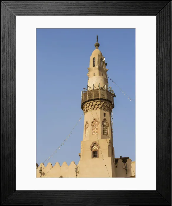 Framed Print : Egypt, Luxor, The Mosque of Abu Haggag standing atop the ruins of Luxor Temple Framed Print : Egypt, Luxor, The Mosque of Abu Haggag standing atop the ruins of Luxor Temple