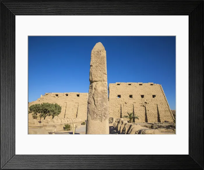Framed Print : Egypt, Luxor, Avenue of the Sphinxes at the Entrance to Karnak Temple Framed Print : Egypt, Luxor, Avenue of the Sphinxes at the Entrance to Karnak Temple