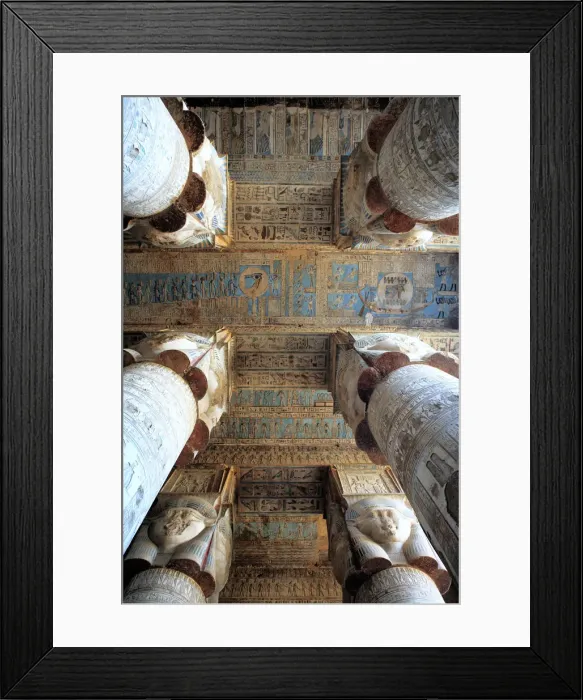 Framed Print : Hathor temple, Dendera, Egypt Framed Print : Hathor temple, Dendera, Egypt