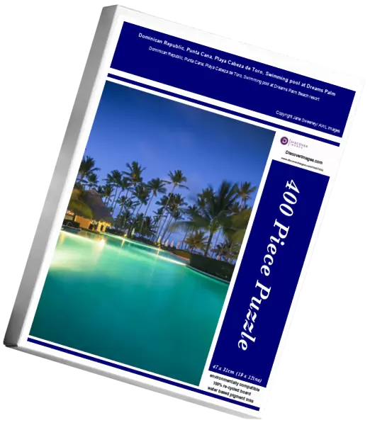 Dominican Republic, Punta Cana, Playa Cabeza de Toro, Swimming pool at Dreams Palm