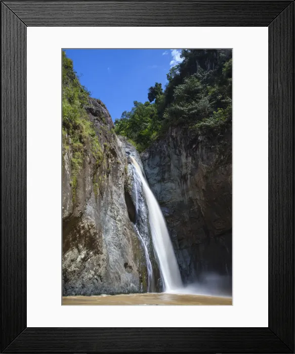 Framed Print : Dominican Republic, Jarabacoa, Salto de Jimenoa Uno Framed Print : Dominican Republic, Jarabacoa, Salto de Jimenoa Uno