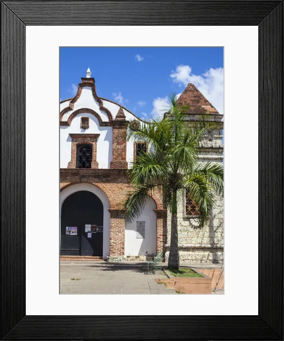 Framed Print : Dominican Republic, Santa Domingo, Colonial zone, Iglesia Santa Barbara Framed Print : Dominican Republic, Santa Domingo, Colonial zone, Iglesia Santa Barbara