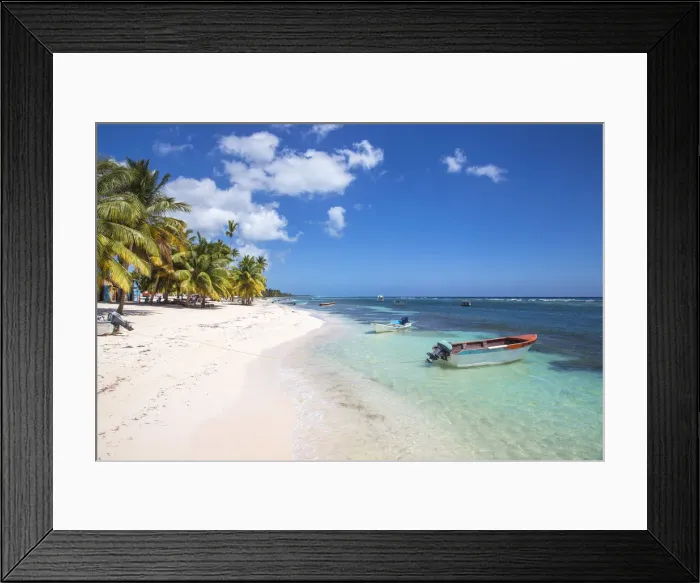 Framed Print : Dominican Republic, Punta Cana, Parque Nacional del Este, Saona Island, Mano Juan Framed Print : Dominican Republic, Punta Cana, Parque Nacional del Este, Saona Island, Mano Juan