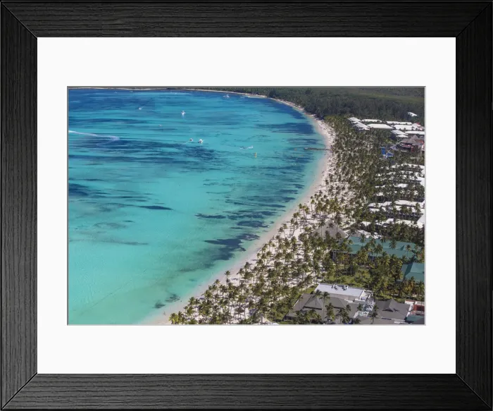 Framed Print : Dominican Republic, Punta Cana, View of Bavaro beach Framed Print : Dominican Republic, Punta Cana, View of Bavaro beach