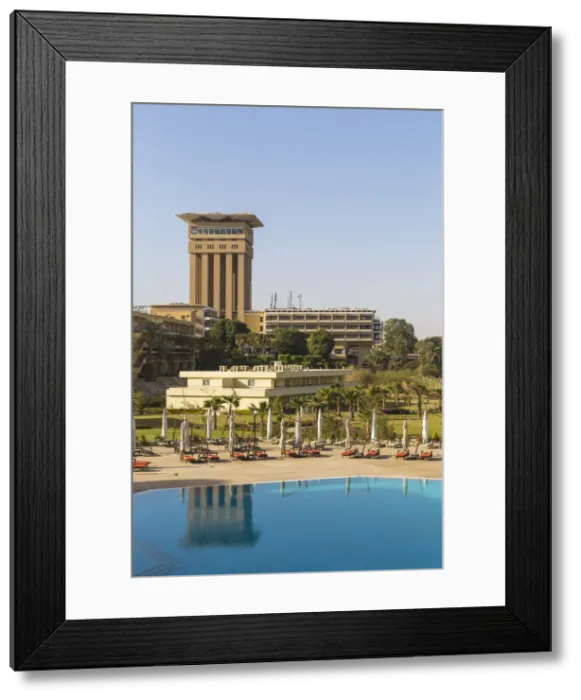 Framed Print : Egypt, Upper Egypt, Aswan, Elephantine Island, Swimming pool at Movenpick Resort Framed Print : Egypt, Upper Egypt, Aswan, Elephantine Island, Swimming pool at Movenpick Resort