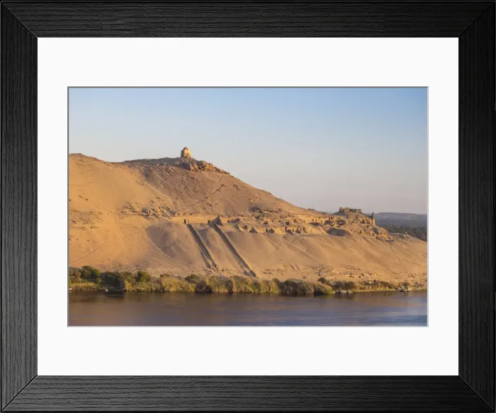 Framed Print : Egypt, Upper Egypt, Aswan, Tombs of the Nobles on the West Bank Framed Print : Egypt, Upper Egypt, Aswan, Tombs of the Nobles on the West Bank