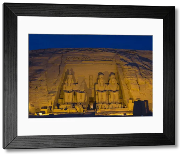 Framed Print : Egypt, Abu Simbel, The Great Temple, known as Temple of Ramses II Framed Print : Egypt, Abu Simbel, The Great Temple, known as Temple of Ramses II
