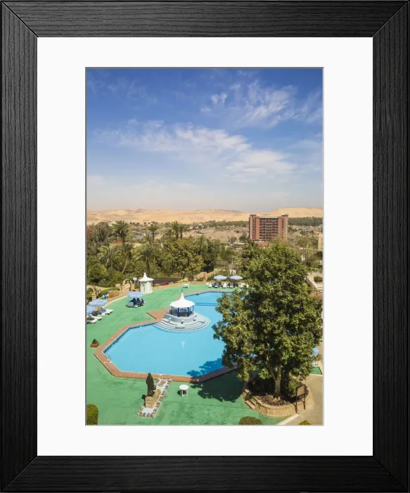 Framed Print : Egypt, Upper Egypt, Aswan, Basma Hotel swimming pool Framed Print : Egypt, Upper Egypt, Aswan, Basma Hotel swimming pool