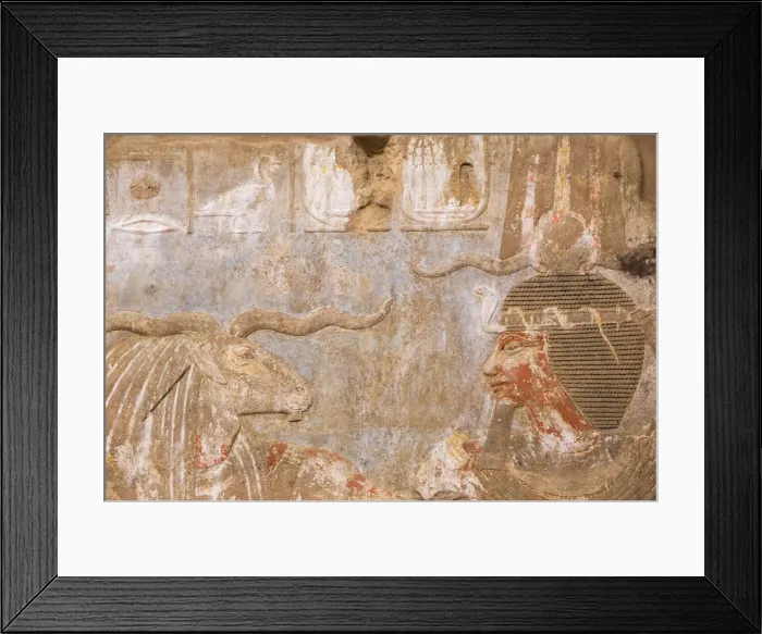 Framed Print : Egypt, Upper Egypt, Aswan, Khnum ruins on Elephantine Island Framed Print : Egypt, Upper Egypt, Aswan, Khnum ruins on Elephantine Island