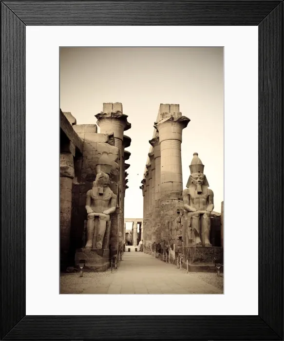 Framed Print : Egypt, Luxor, Luxor Temple Framed Print : Egypt, Luxor, Luxor Temple