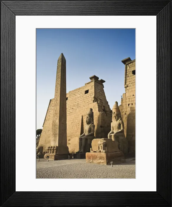 Framed Print : Egypt, Luxor, Luxor Temple Framed Print : Egypt, Luxor, Luxor Temple