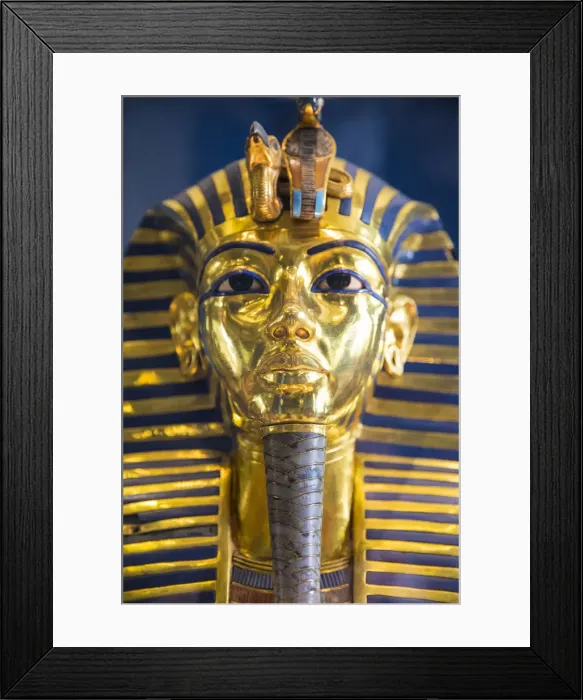 Framed Print : Gold mask of Tutankhamun, Egyptian Museum, Cairo, Egypt Framed Print : Gold mask of Tutankhamun, Egyptian Museum, Cairo, Egypt