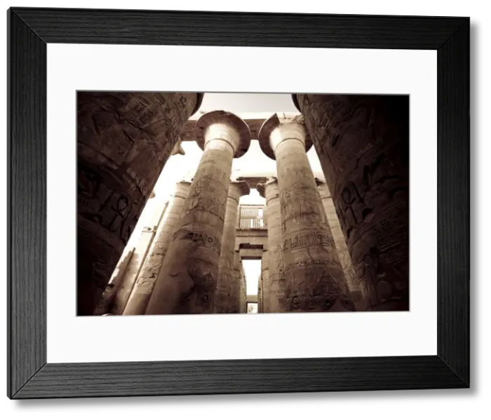 Framed Print : Egypt, Luxor, Karnak, Temple of Amun, Great Hypostyle Hall Framed Print : Egypt, Luxor, Karnak, Temple of Amun, Great Hypostyle Hall