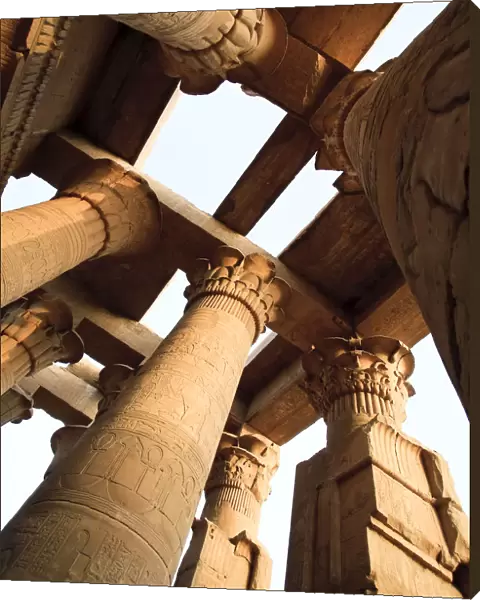 Egypt, Kom Ombo, Dual Temple of Sobek and Haroerus, Hypostyle Hall