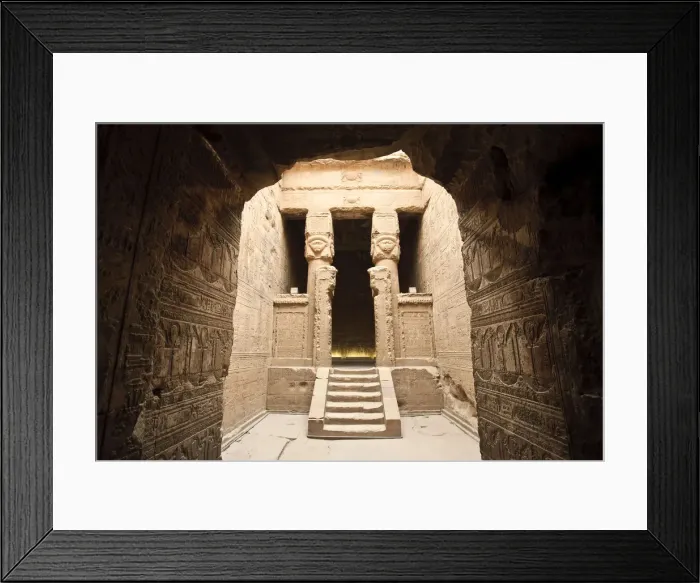 Framed Print : Egypt, Luxor, Dendara, Temple of Hathor Framed Print : Egypt, Luxor, Dendara, Temple of Hathor