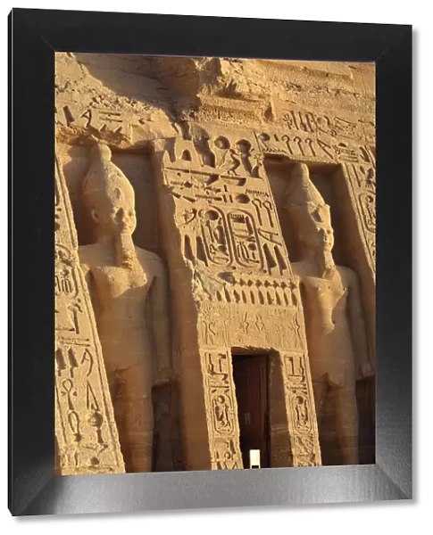 Egypt, Abu Simbel, Temple of Nefertari and Hathor