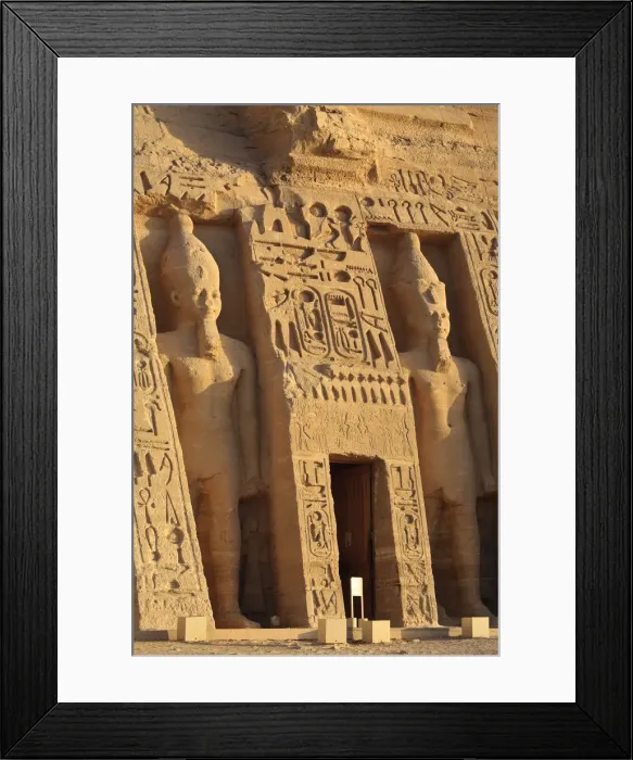 Framed Print : Egypt, Abu Simbel, Temple of Nefertari and Hathor Framed Print : Egypt, Abu Simbel, Temple of Nefertari and Hathor