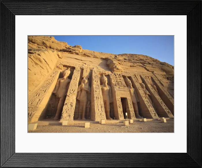 Framed Print : Egypt, Abu Simbel, Temple of Nefertari and Hathor Framed Print : Egypt, Abu Simbel, Temple of Nefertari and Hathor