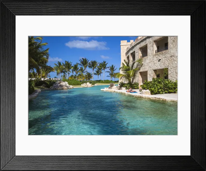Framed Print : Dominican Republic, Punta Cana, Cap Cana, The Castle section of the Sanctuary Cap Framed Print : Dominican Republic, Punta Cana, Cap Cana, The Castle section of the Sanctuary Cap