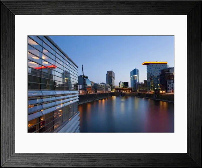 Framed Print : Buildings at the Medienhafen (Media Harbour), Dusseldorf, North Rhine Westphalia, Germany Framed Print : Buildings at the Medienhafen (Media Harbour), Dusseldorf, North Rhine Westphalia, Germany