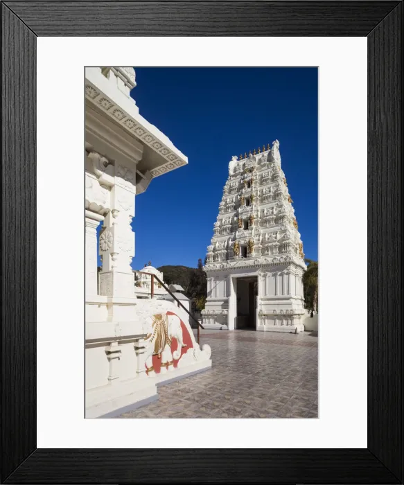 Framed Print : USA, California, Los Angeles-area, Calabasas, Malibu Hindu Temple Framed Print : USA, California, Los Angeles-area, Calabasas, Malibu Hindu Temple