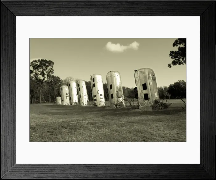 Framed Print : USA, Florida, Dover, Interstate 4, Airstream Ranch, Buried Airstream Travel Trailers Framed Print : USA, Florida, Dover, Interstate 4, Airstream Ranch, Buried Airstream Travel Trailers