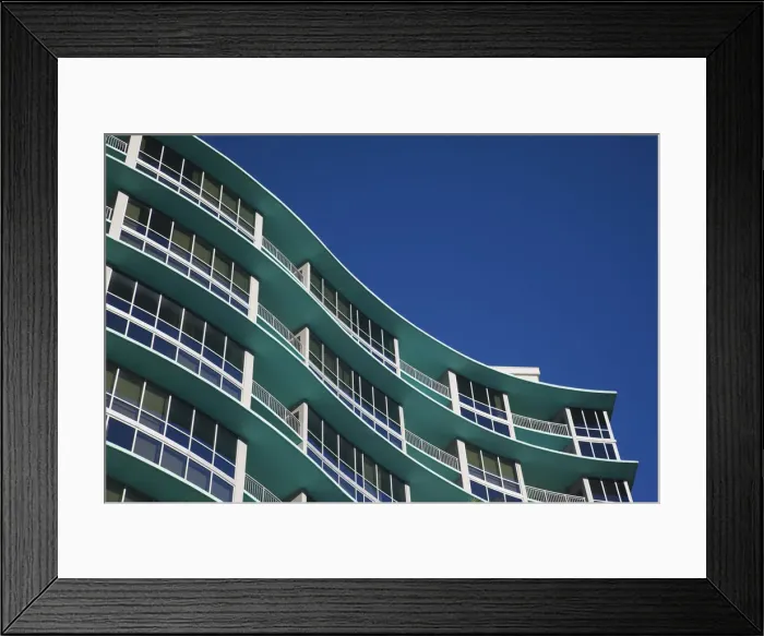 Framed Print : USA, Florida, Orlando, Lake Eola area, The Waverly building