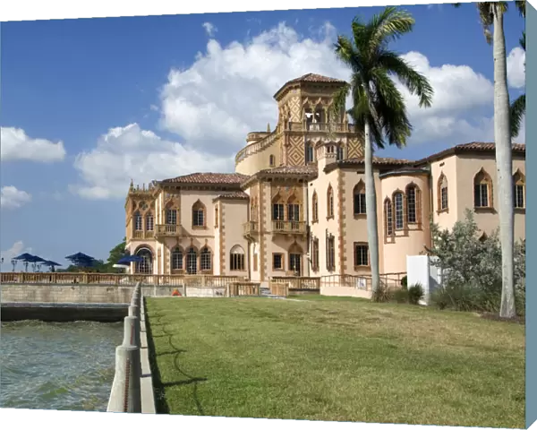 USA, Florida, Sarasota, Ca`d Zan, Mansion of John and Mable Ringling, Venetian Gothic