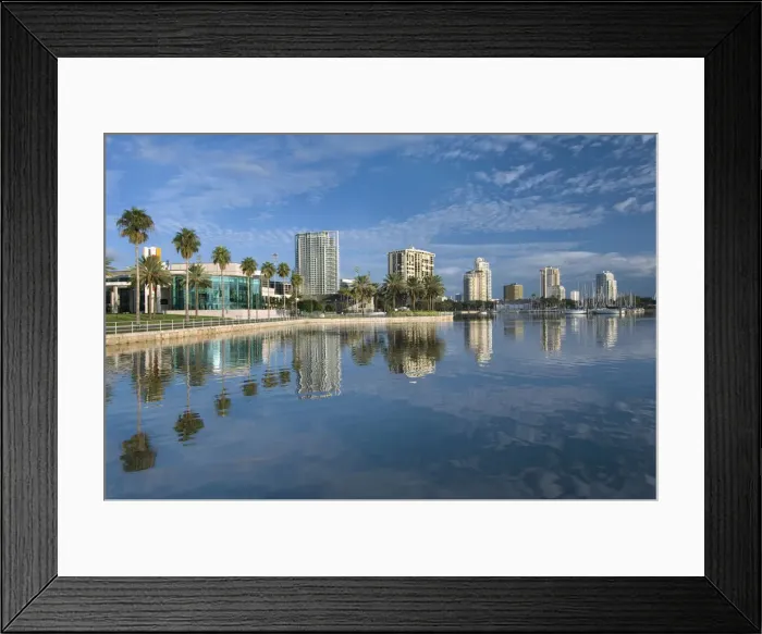 Framed Print : USA, Florida, Saint Petersburg, Skyline, Tampa Bay Framed Print : USA, Florida, Saint Petersburg, Skyline, Tampa Bay