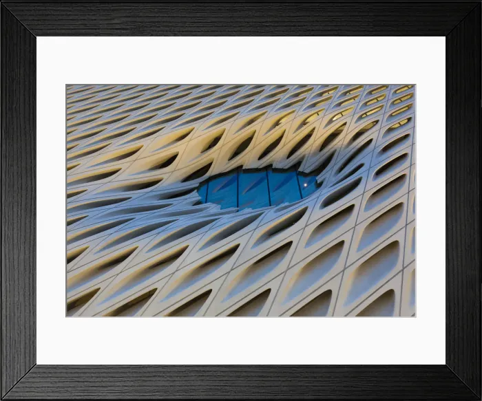 Framed Print : USA, California, Los Angeles, The Broad, contemporary art museum, built 2015, exterior Framed Print : USA, California, Los Angeles, The Broad, contemporary art museum, built 2015, exterior