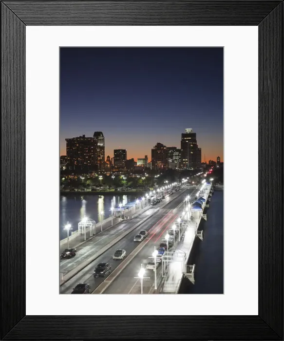 Framed Print : USA, Florida, St. Petersburg, skyline from The Pier Framed Print : USA, Florida, St. Petersburg, skyline from The Pier