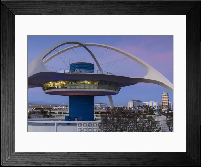 Framed Print : USA, California, Los Angeles, LAX, Los Angeles International Airport, former airport